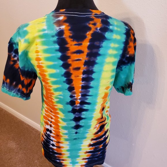Tie Dye Boho bohemia unisex short sleeve T-shirt size S. 100% cotton. - Picture 7 of 13